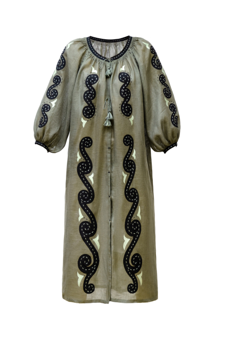 Nena midi dress in Pale Green