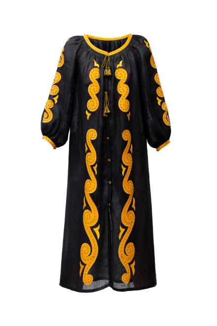 Nena midi dress in Black