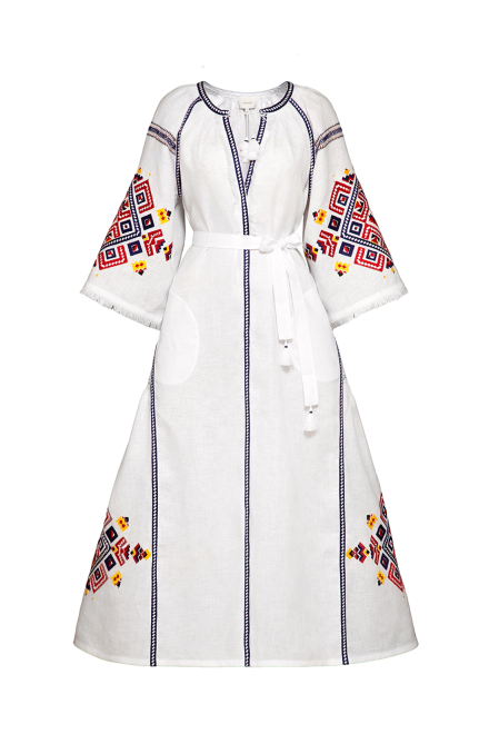 Pangaea long dress in White