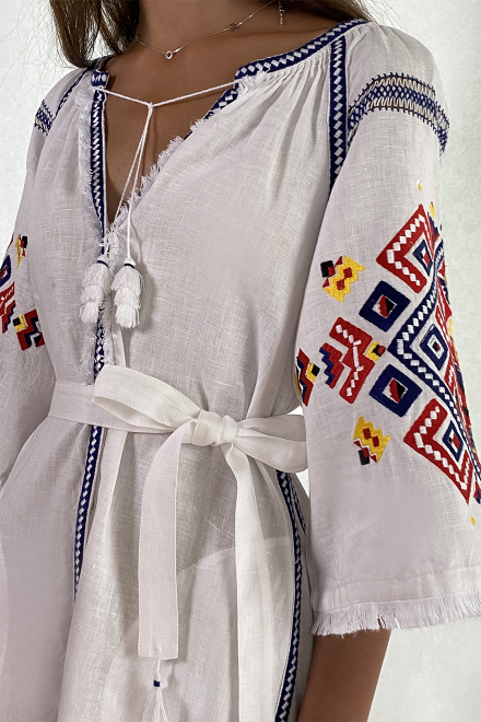 Pangaea long dress in White