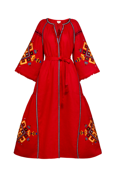 Pangaea long dress in Red