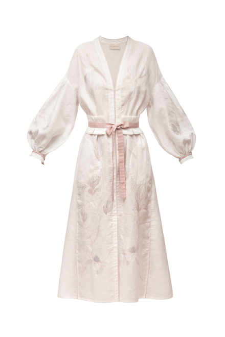 Magnolia long dress in white