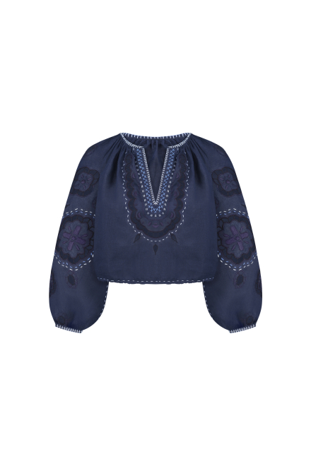 Merezhivo blouse in Navy Blue