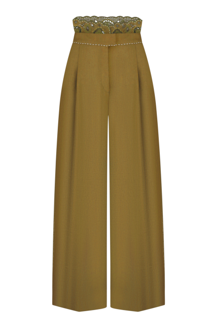 Merezhivo pants in Golden Green