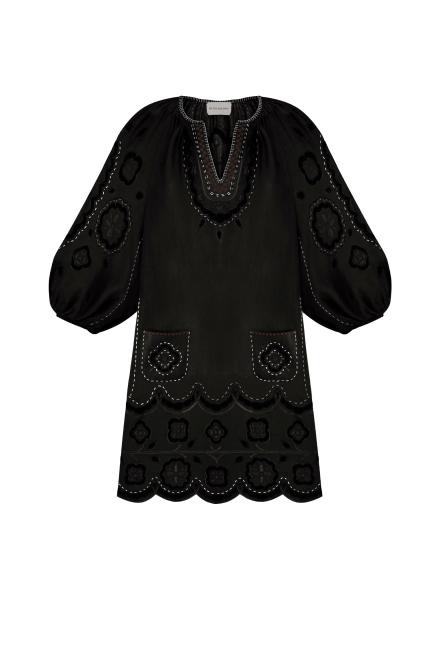 Merezhivo short dress in Black