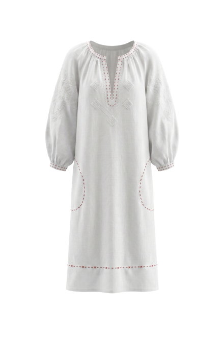 Ozima midi dress in White