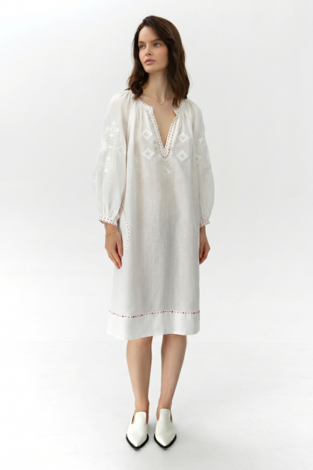 Ozima midi dress in White