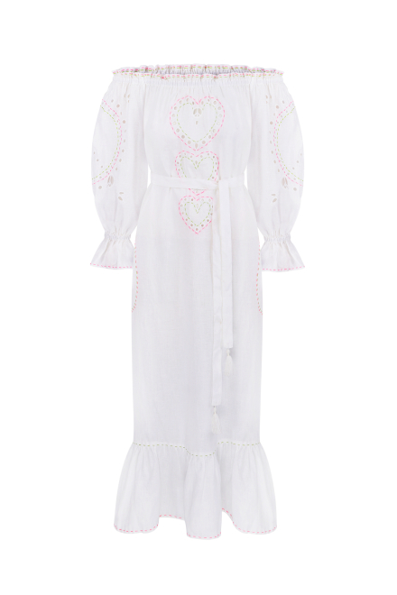 Yasna maxi dress in White