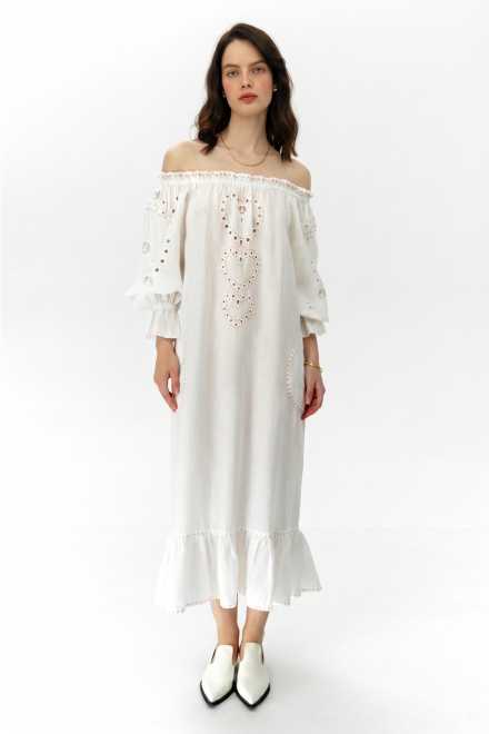 Yasna maxi dress in White