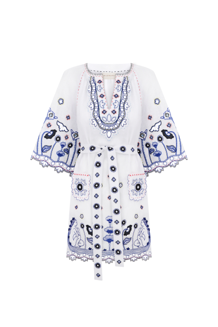 Hampstead short dress in White