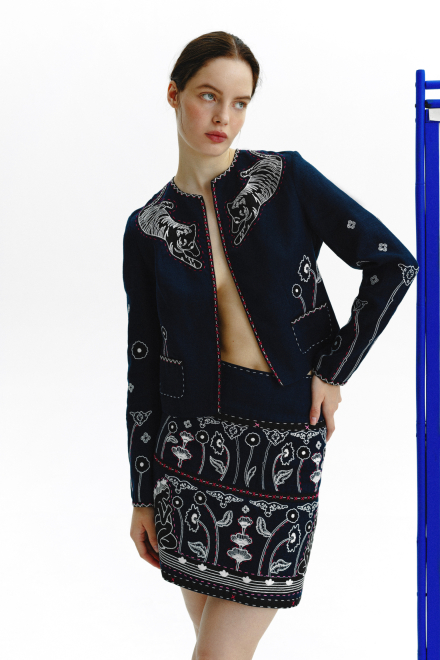 Tsushima suit in Navy blue