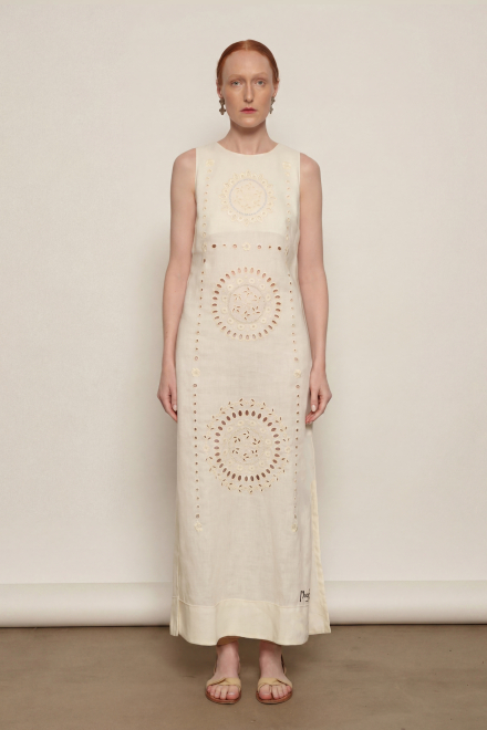 Champenois dress in Ivory