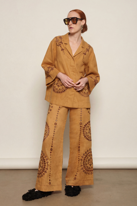 Sarah pants in Mustard