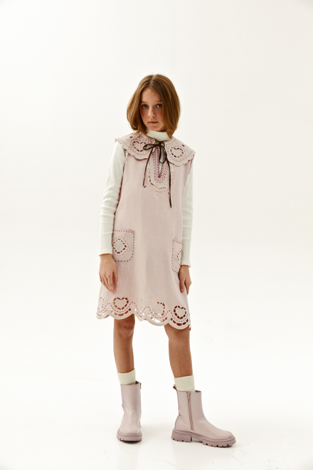 Merezhivo Dress in Baby Pink