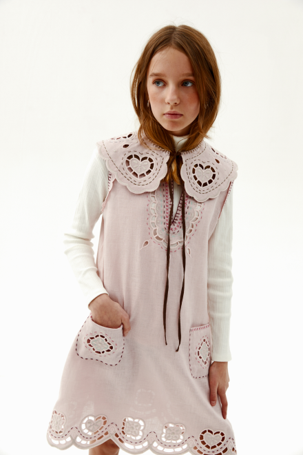 Merezhivo Dress in Baby Pink