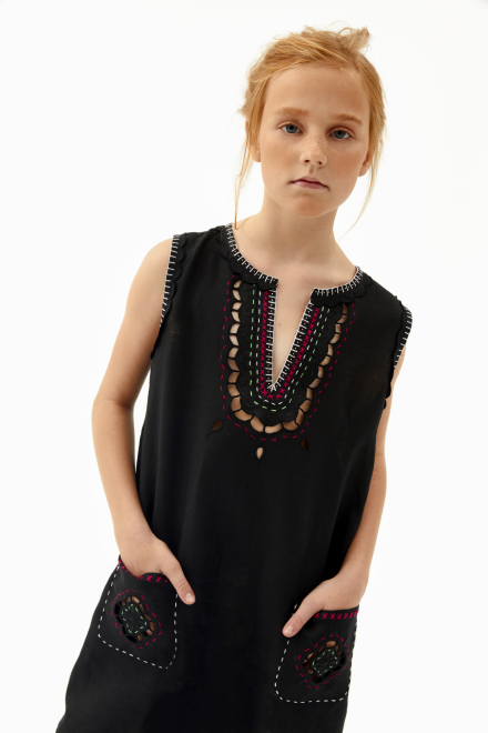 Merezhivo Dress in Black