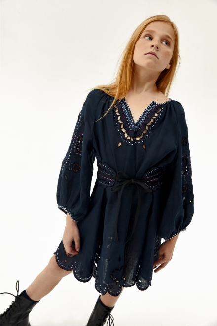 Daisy dress in Navy Blue