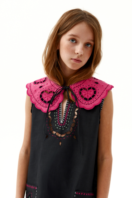 Merezhivo Collar in Fuchsia