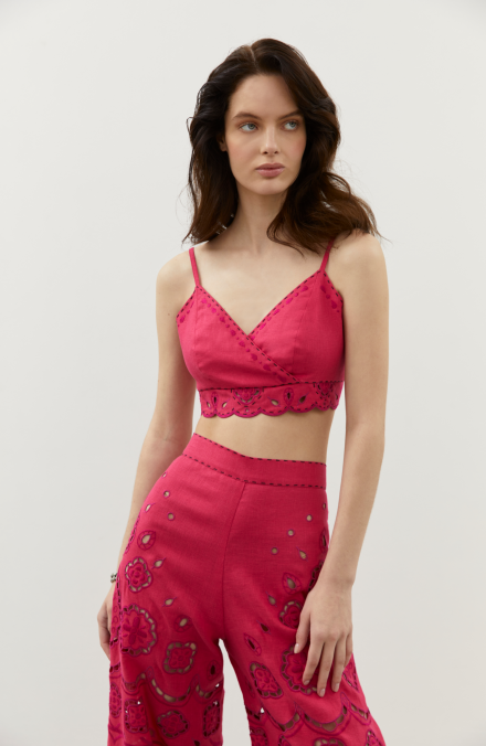 Eternal Love Top in Fuchsia