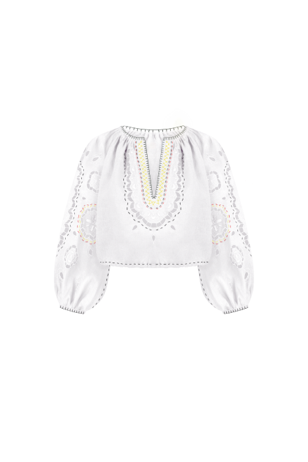 Merezhivo Blouse in White