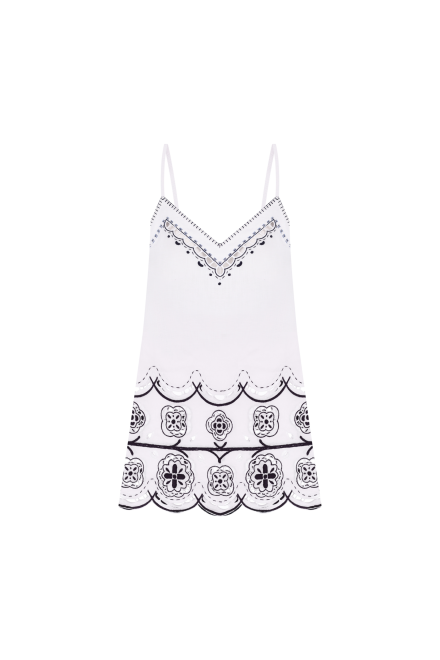 Merezhivo Top in White