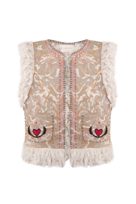 Snowfall Keptar Vest in Beige