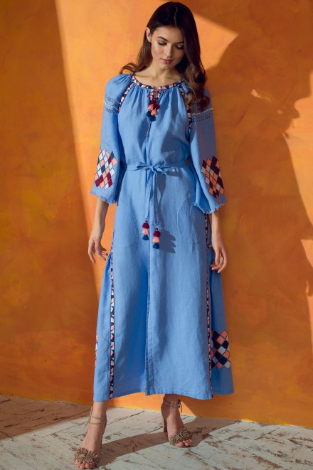 Inka Long Dress in Lavander