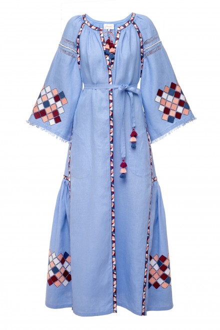 Inka Long Dress in Lavander