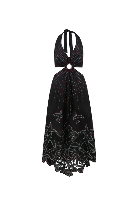 To the light short Sarafan dress in Black