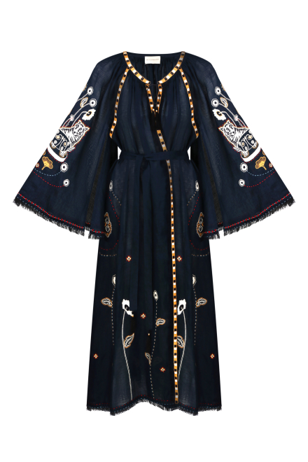 Kettle's Yard dress in Navy Blue