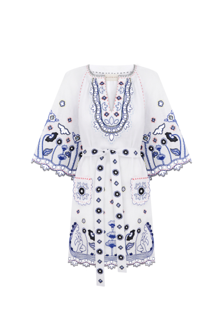 Hampstead Short Dress in White