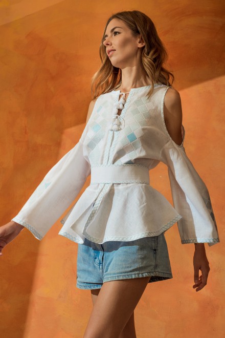 Inka Blouse in White
