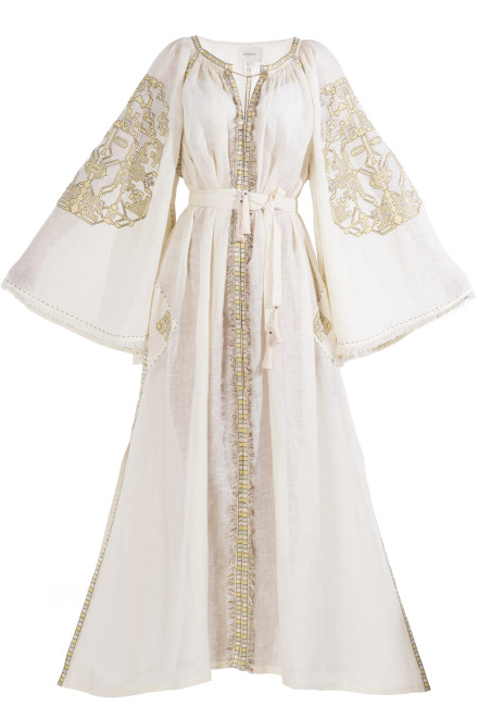 Dewi Long Dress in Ivory